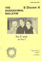 Duodecimal Bulletin Whole No 84 | Vol 42 No 1 Duodecimal Bulletin Whole No 84 | Vol 42 No 1